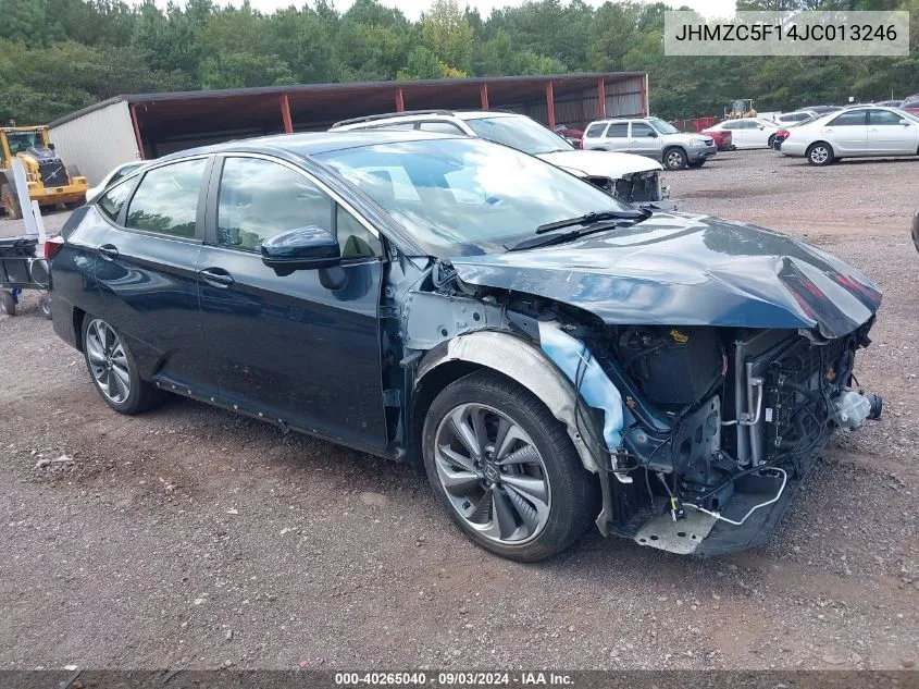 2018 Honda Clarity Plug-In Hybrid VIN: JHMZC5F14JC013246 Lot: 40265040