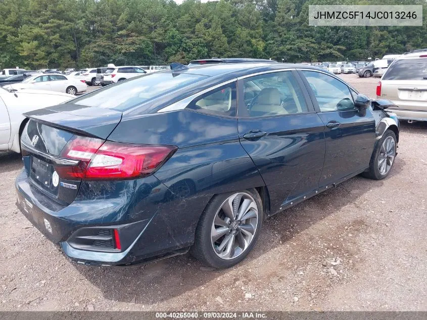 2018 Honda Clarity Plug-In Hybrid VIN: JHMZC5F14JC013246 Lot: 40265040