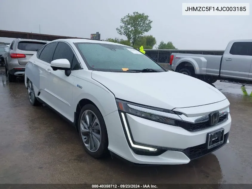 2018 Honda Clarity Plug-In Hybrid VIN: JHMZC5F14JC003185 Lot: 40358712