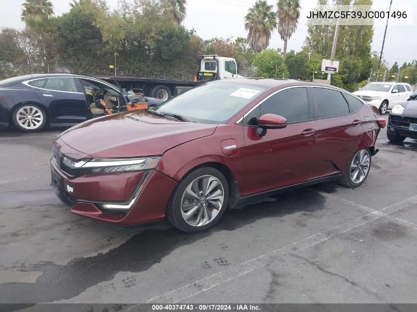 JHMZC5F39JC001496 2018 Honda Clarity Plug-In Hybrid Touring