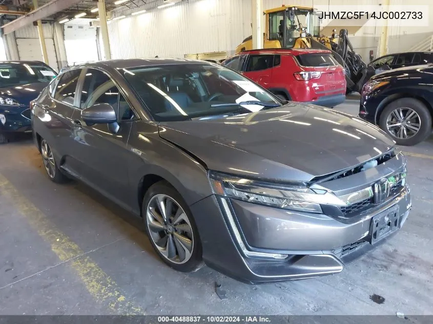 2018 Honda Clarity Plug-In Hybrid VIN: JHMZC5F14JC002733 Lot: 40488837