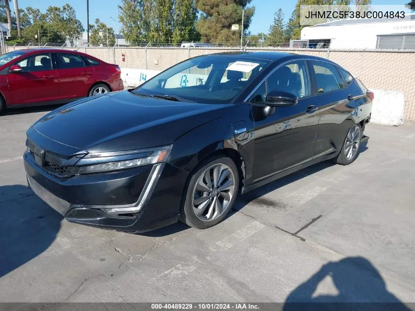 2018 Honda Clarity Plug-In Hybrid Touring VIN: JHMZC5F38JC004843 Lot: 40489229