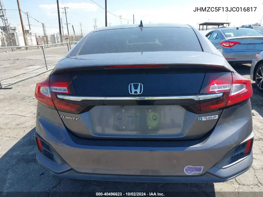 JHMZC5F13JC016817 2018 Honda Clarity Plug-In Hybrid