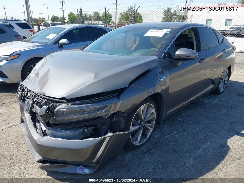 2018 Honda Clarity Plug-In Hybrid VIN: JHMZC5F13JC016817 Lot: 40496623