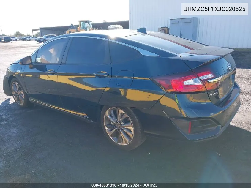 2018 Honda Clarity Plug-In Hybrid VIN: JHMZC5F1XJC020525 Lot: 40601318