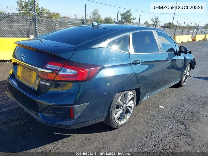 2018 Honda Clarity Plug-In Hybrid VIN: JHMZC5F1XJC020525 Lot: 40601318