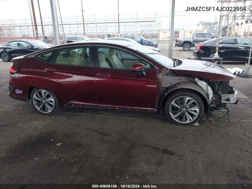 2018 Honda Clarity Plug-In Hybrid VIN: JHMZC5F14JC023954 Lot: 40606106