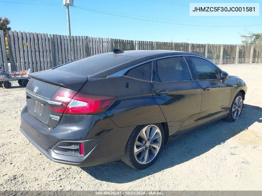 JHMZC5F30JC001581 2018 Honda Clarity Plug-In Hybrid Touring