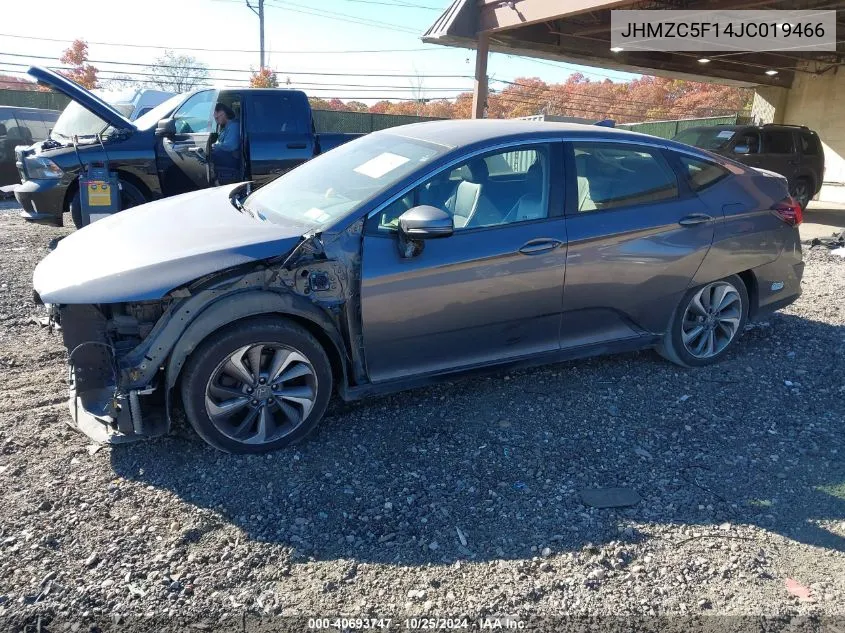 2018 Honda Clarity Plug-In Hybrid VIN: JHMZC5F14JC019466 Lot: 40693747