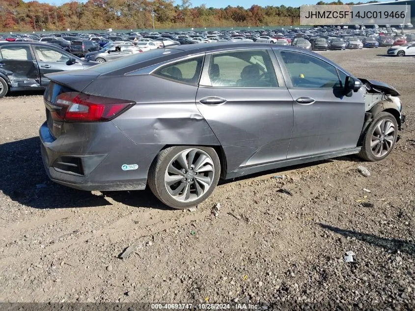 2018 Honda Clarity Plug-In Hybrid VIN: JHMZC5F14JC019466 Lot: 40693747