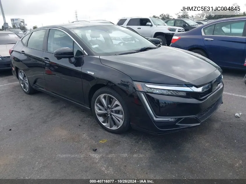 JHMZC5F31JC004845 2018 Honda Clarity Plug-In Hybrid Touring