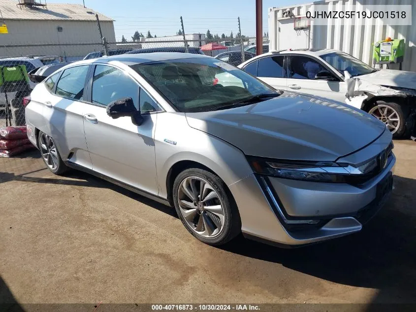 2018 Honda Clarity Plug-In Hybrid VIN: 0JHMZC5F19JC01518 Lot: 40716873