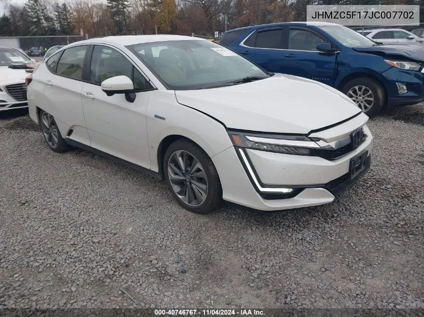 JHMZC5F17JC007702 2018 Honda Clarity Plug-In Hybrid