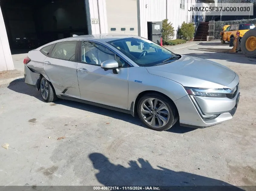 2018 Honda Clarity Plug-In Hybrid Touring VIN: JHMZC5F37JC001030 Lot: 40872174