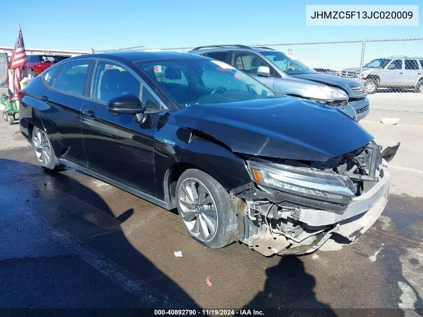 2018 Honda Clarity Plug-In Hybrid VIN: JHMZC5F13JC020009 Lot: 40892790