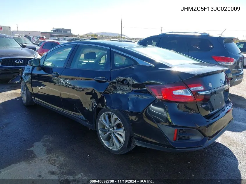 2018 Honda Clarity Plug-In Hybrid VIN: JHMZC5F13JC020009 Lot: 40892790