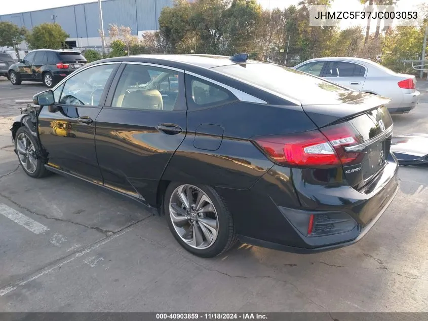 2018 Honda Clarity Plug-In Hybrid Touring VIN: JHMZC5F37JC003053 Lot: 40903859