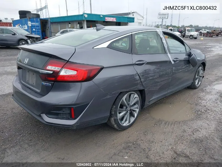 JHMZC5F1XLC800432 2020 Honda Clarity