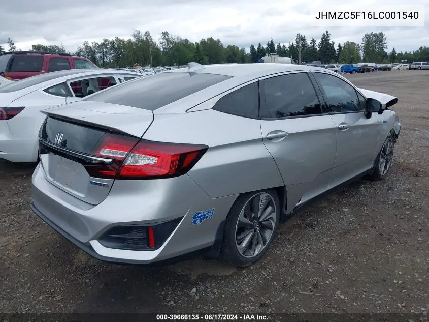 JHMZC5F16LC001540 2020 Honda Clarity Plug-In Hybrid