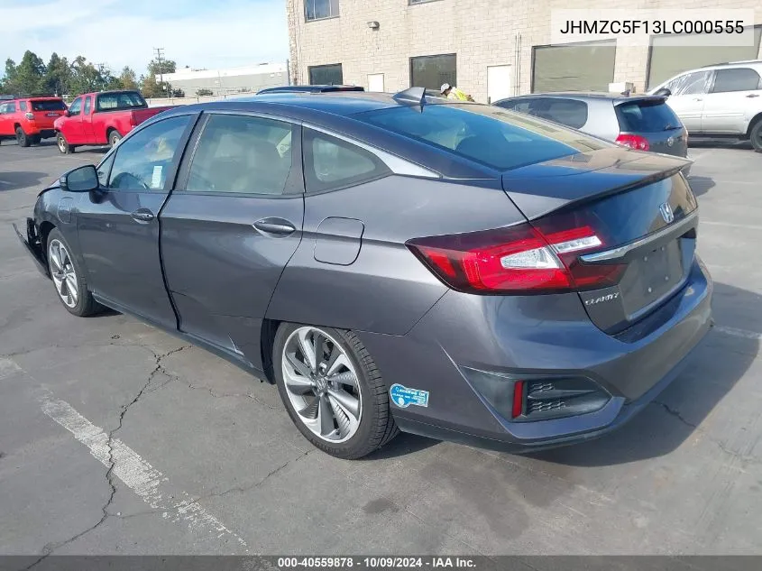 2020 Honda Clarity Plug-In Hybrid VIN: JHMZC5F13LC000555 Lot: 40559878