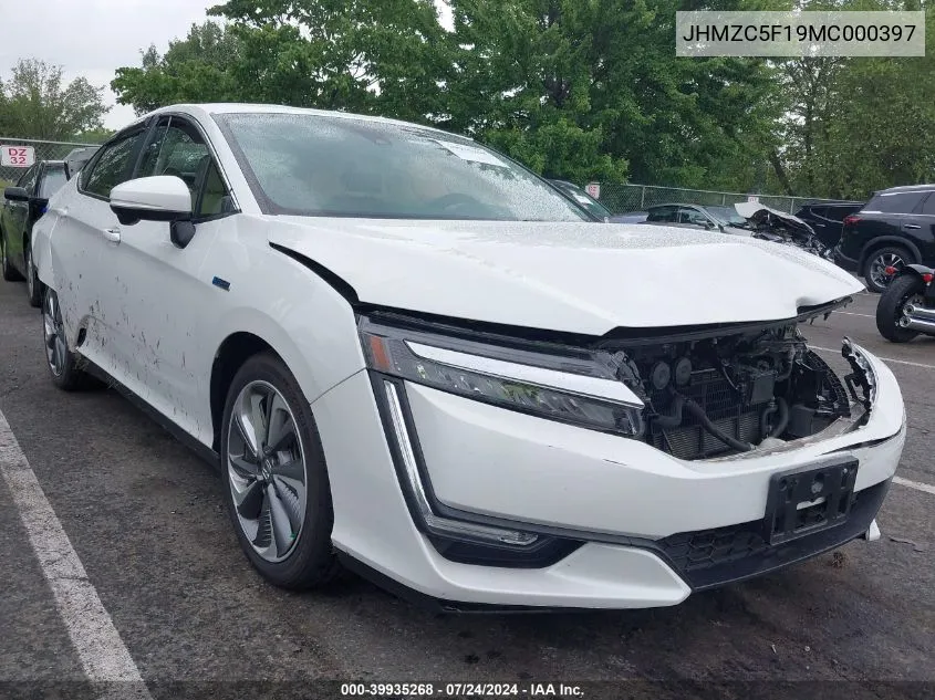 JHMZC5F19MC000397 2021 Honda Clarity Plug-In Hybrid