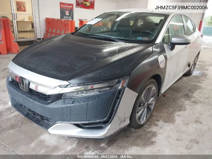 JHMZC5F39MC002006 2021 Honda Clarity Plug-In Hybrid Touring