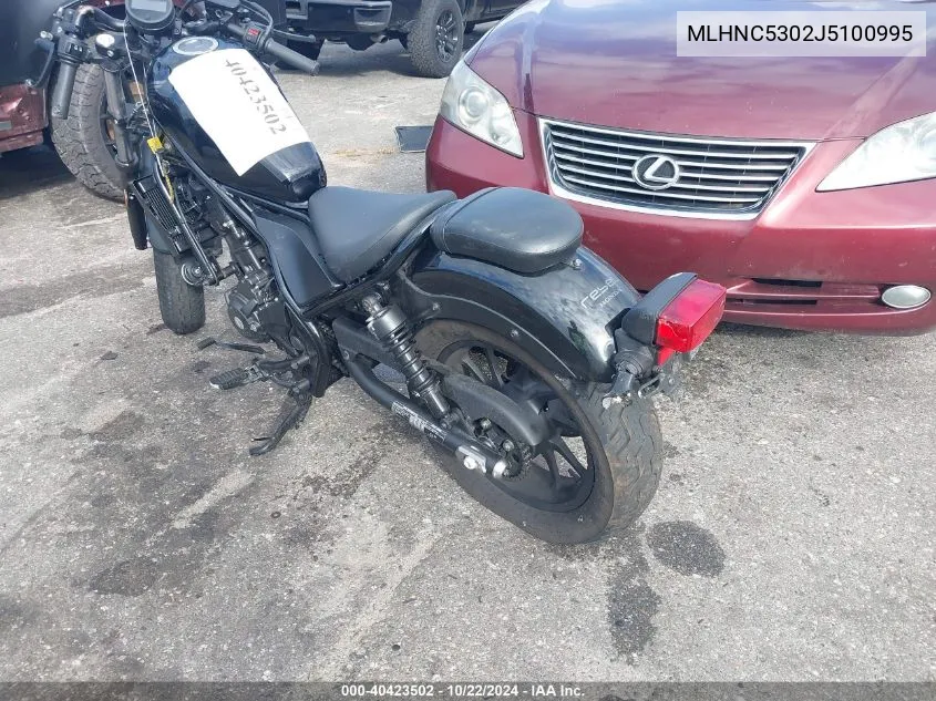 MLHNC5302J5100995 2018 Honda Cmx300