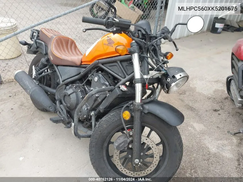 MLHPC560XK5201675 2019 Honda Cmx500