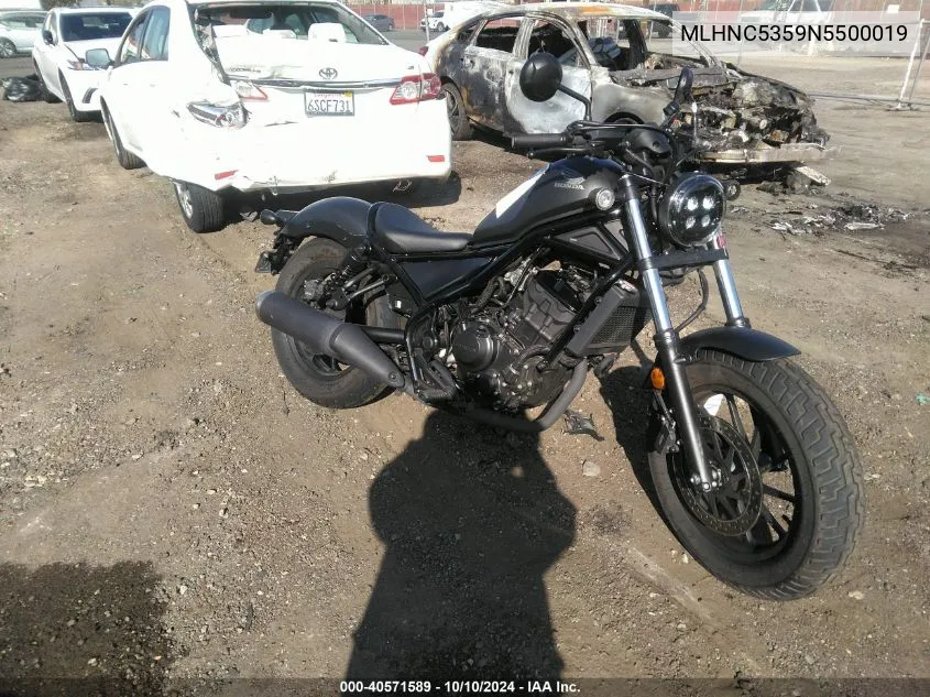 MLHNC5359N5500019 2022 Honda Cmx300 A