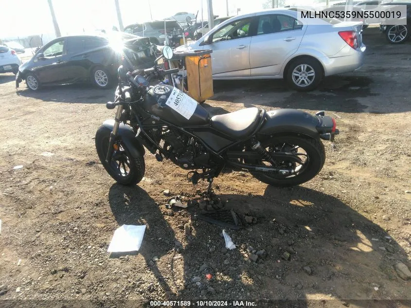 MLHNC5359N5500019 2022 Honda Cmx300 A