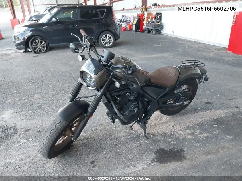 2023 Honda Cmx500 VIN: MLHPC5616P5602706 Lot: 40520255