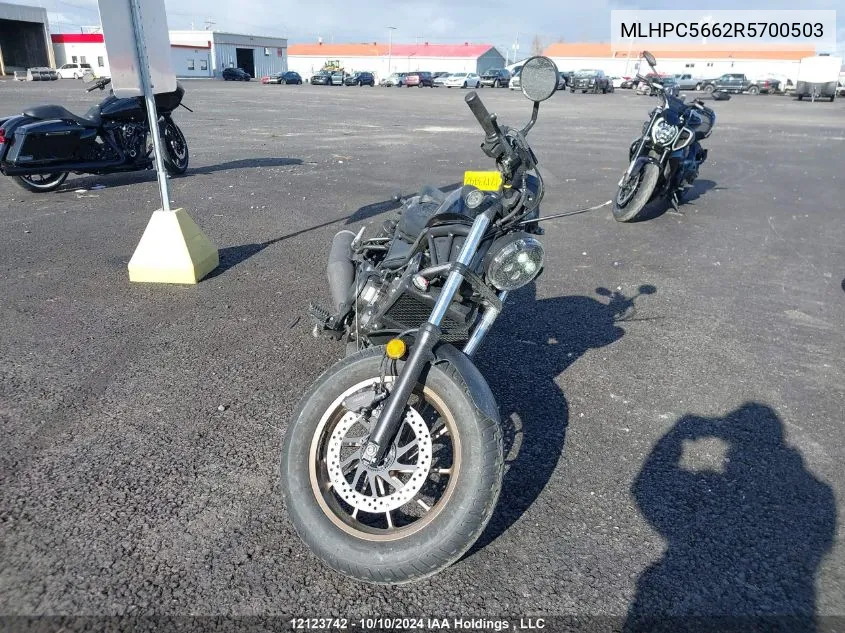 2024 Honda Cmx500 A VIN: MLHPC5662R5700503 Lot: 12123742