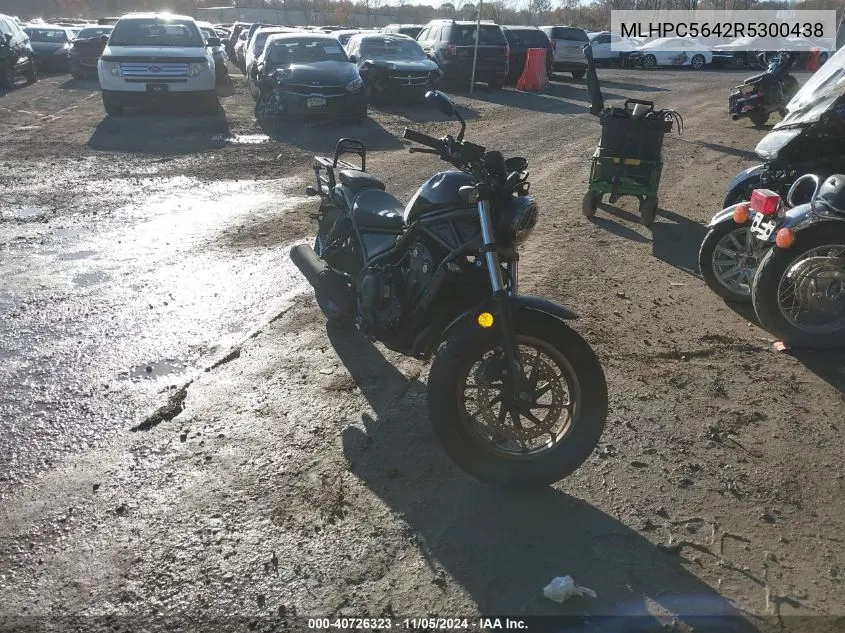 2024 Honda Cmx500 A VIN: MLHPC5642R5300438 Lot: 40726323