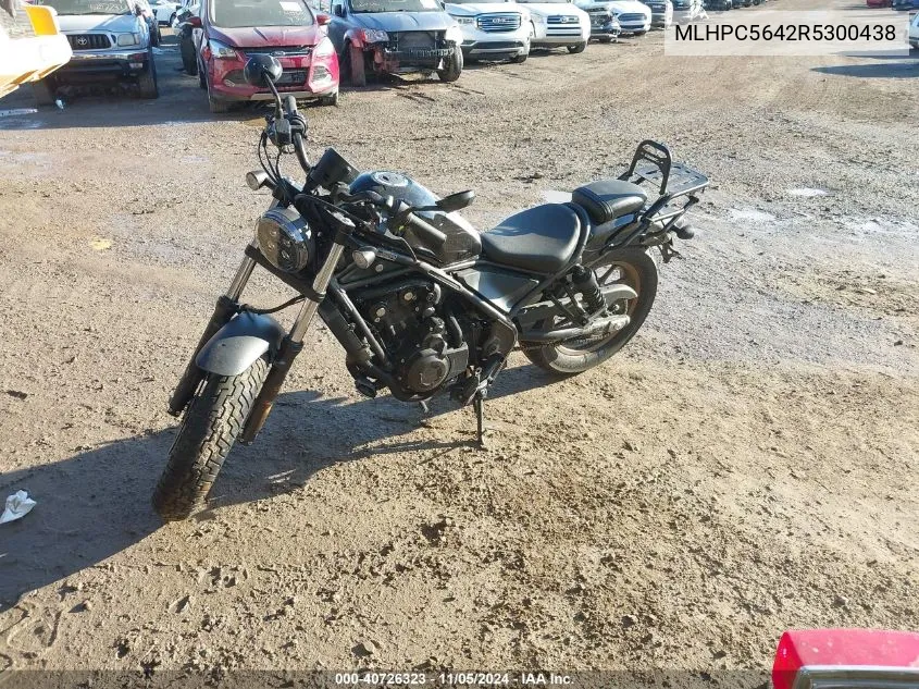 2024 Honda Cmx500 A VIN: MLHPC5642R5300438 Lot: 40726323