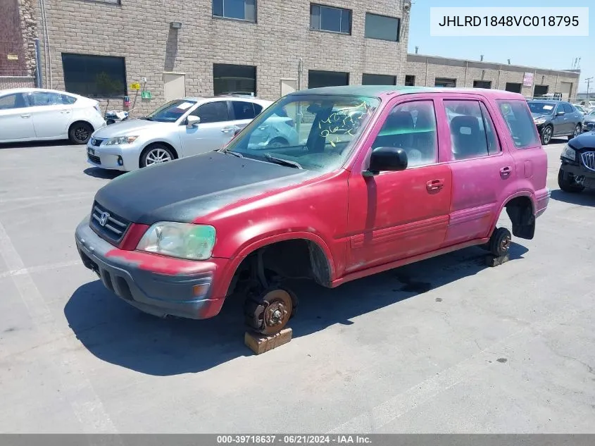 1997 Honda Cr-V Base (A4) VIN: JHLRD1848VC018795 Lot: 39718637