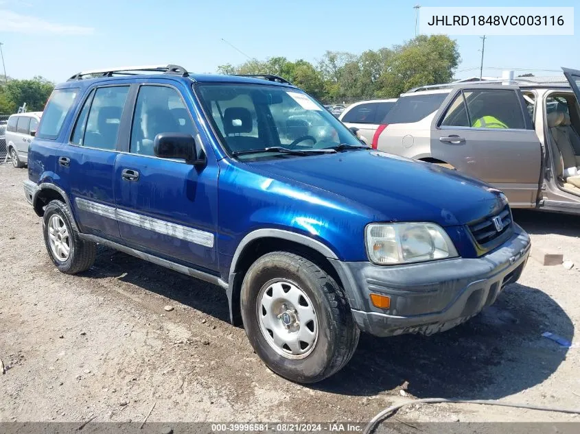 1997 Honda Cr-V VIN: JHLRD1848VC003116 Lot: 39996581