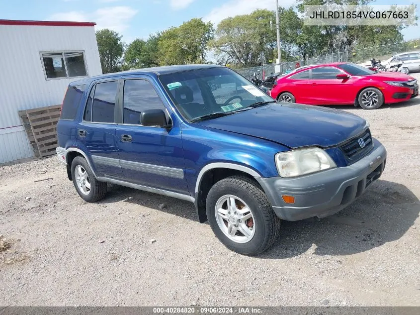 1997 Honda Cr-V VIN: JHLRD1854VC067663 Lot: 40284820