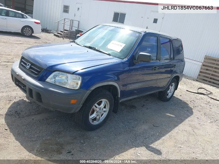 1997 Honda Cr-V VIN: JHLRD1854VC067663 Lot: 40284820