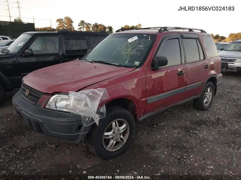 1997 Honda Cr-V VIN: JHLRD1856VC024183 Lot: 40306154