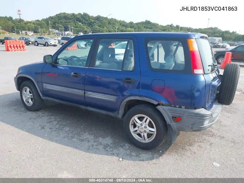 1997 Honda Cr-V VIN: JHLRD1853VC041863 Lot: 40314748