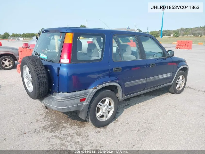 1997 Honda Cr-V VIN: JHLRD1853VC041863 Lot: 40314748