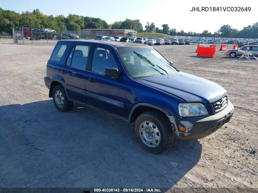 1997 Honda Cr-V Lx VIN: JHLRD1841VC032649 Lot: 40338143