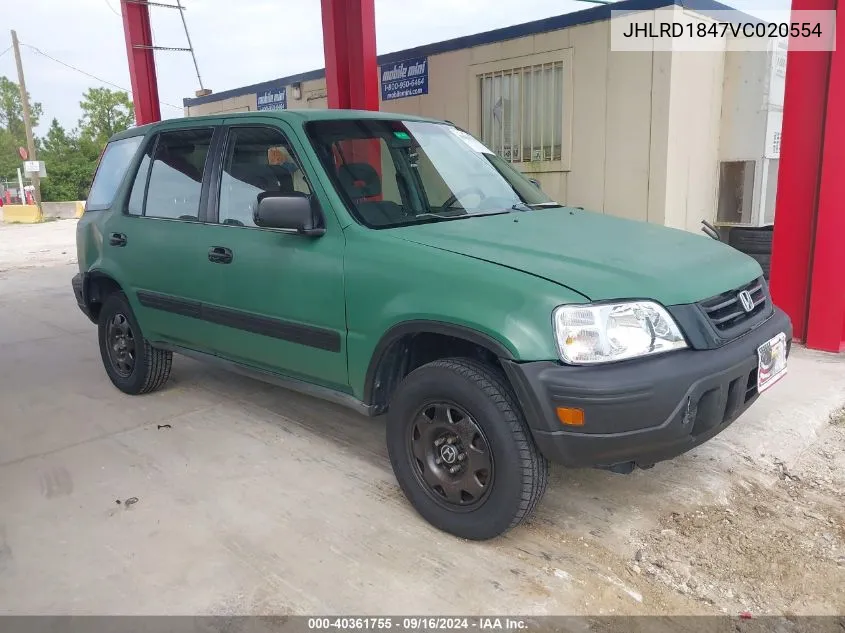 1997 Honda Cr-V VIN: JHLRD1847VC020554 Lot: 40361755