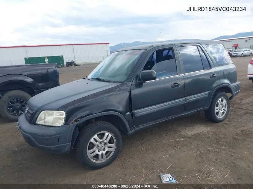 1997 Honda Cr-V VIN: JHLRD1845VC043234 Lot: 40448200