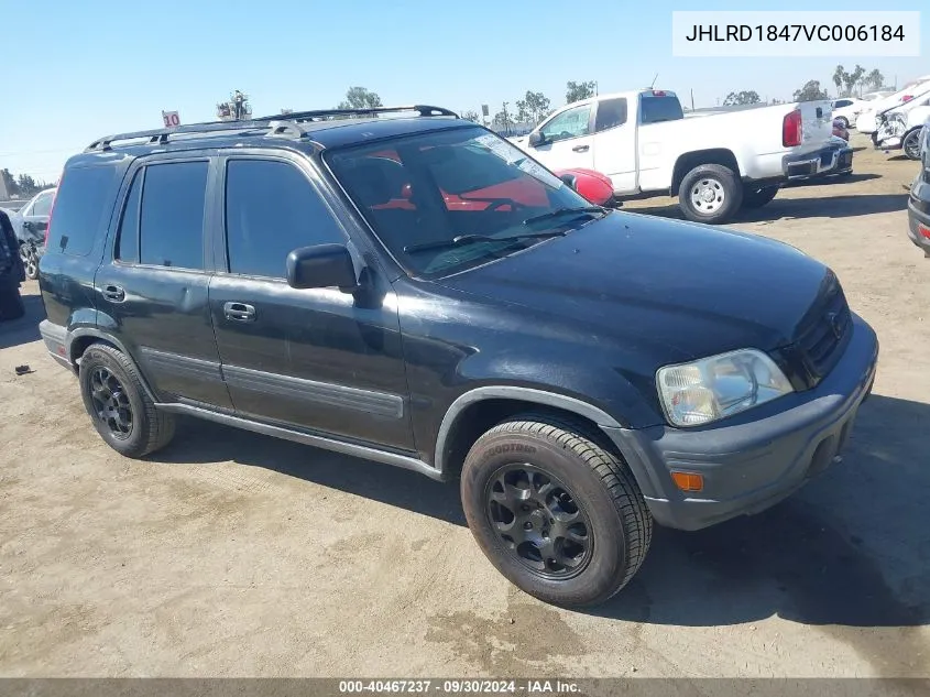 1997 Honda Cr-V Lx VIN: JHLRD1847VC006184 Lot: 40467237