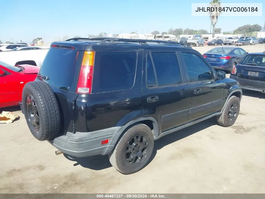 1997 Honda Cr-V Lx VIN: JHLRD1847VC006184 Lot: 40467237