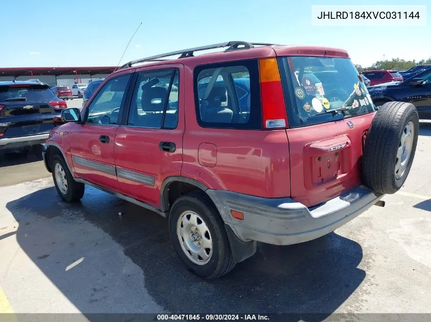 1997 Honda Cr-V VIN: JHLRD184XVC031144 Lot: 40471845