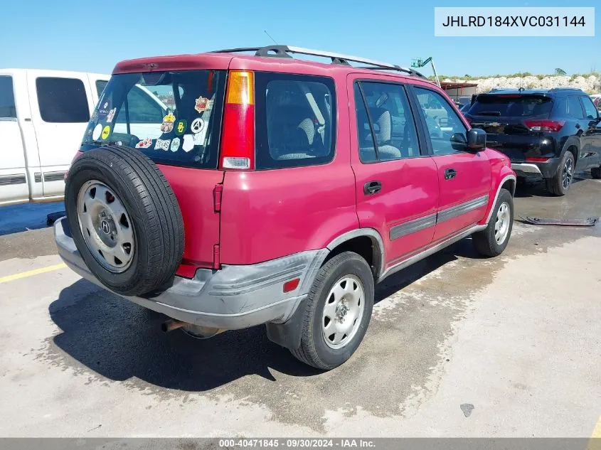 1997 Honda Cr-V VIN: JHLRD184XVC031144 Lot: 40471845