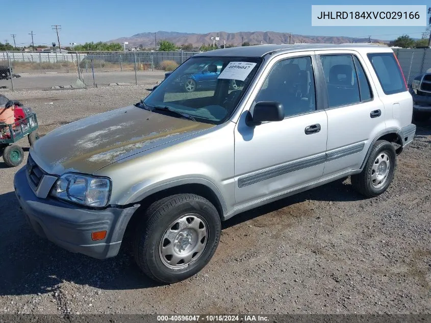 1997 Honda Cr-V VIN: JHLRD184XVC029166 Lot: 40596047