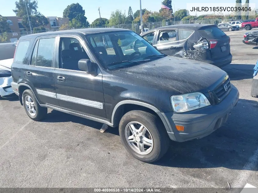 1997 Honda Cr-V VIN: JHLRD1855VC039404 Lot: 40598538